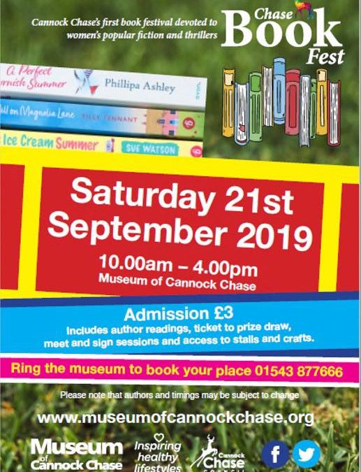 Don’t miss out – Come and meet me at Chase BookFest