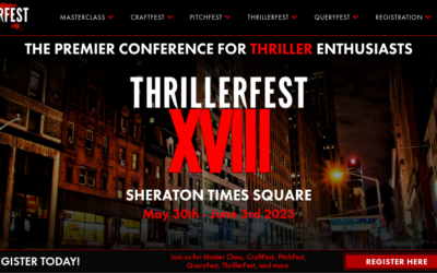 Thrilling news – On my way to Thrillerfest!